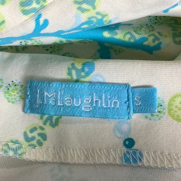 J. McLaughlin Women’s Coral Reef Print Catalina Slip Summer Dress - Picture 5 of 7